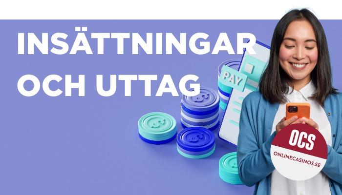 insättningar och uttag